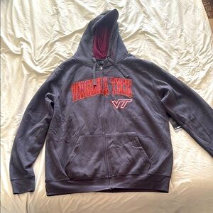 NWT Virginia Tech Hokies Zip Up Hoodie